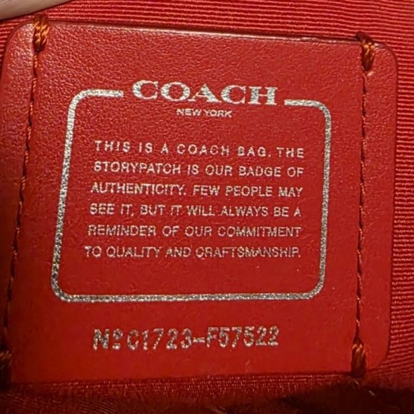 Coach Cherry Red Tote Bag - Picture 6 of 7